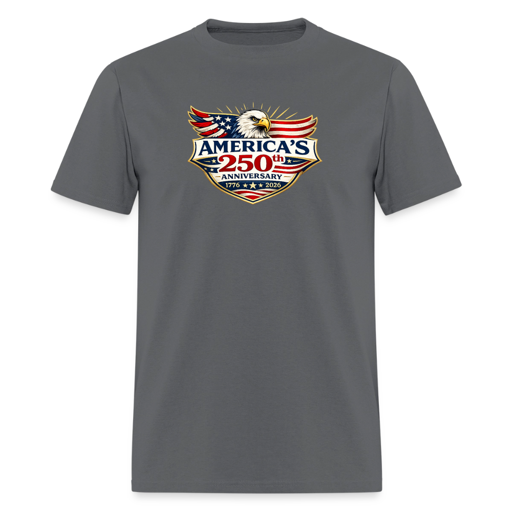 AMERICA 250th ANNIVERSARY Eagle Men's T-Shirt - charcoal