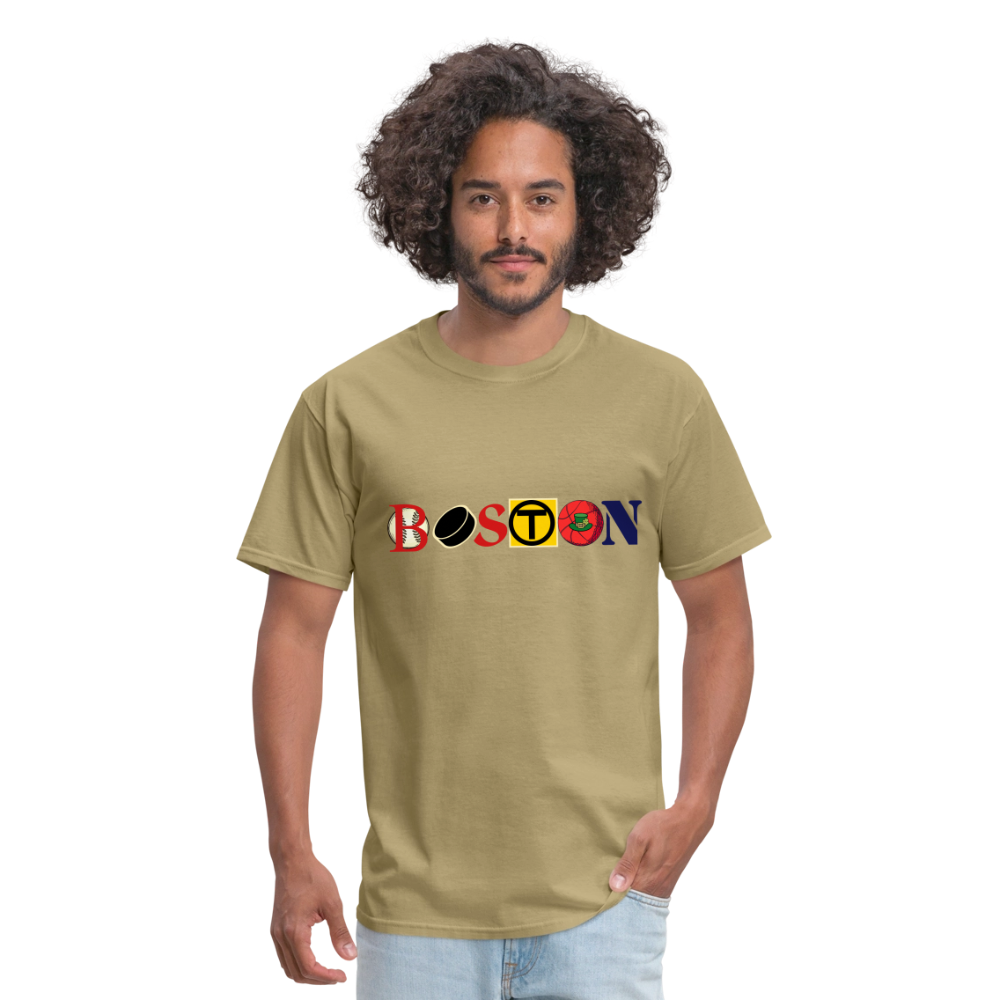 THE BOSTON Unisex Classic T-Shirt - khaki