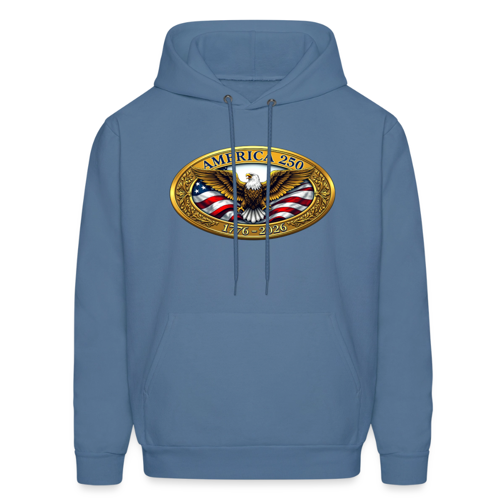 AMERICA 250 Men's Hoodie - denim blue