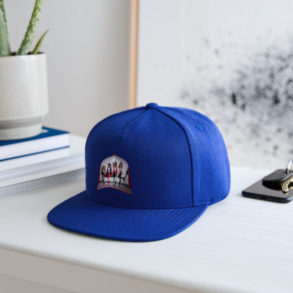 Skibbidi Rizz Authentic Snapback Baseball Cap - royal blue