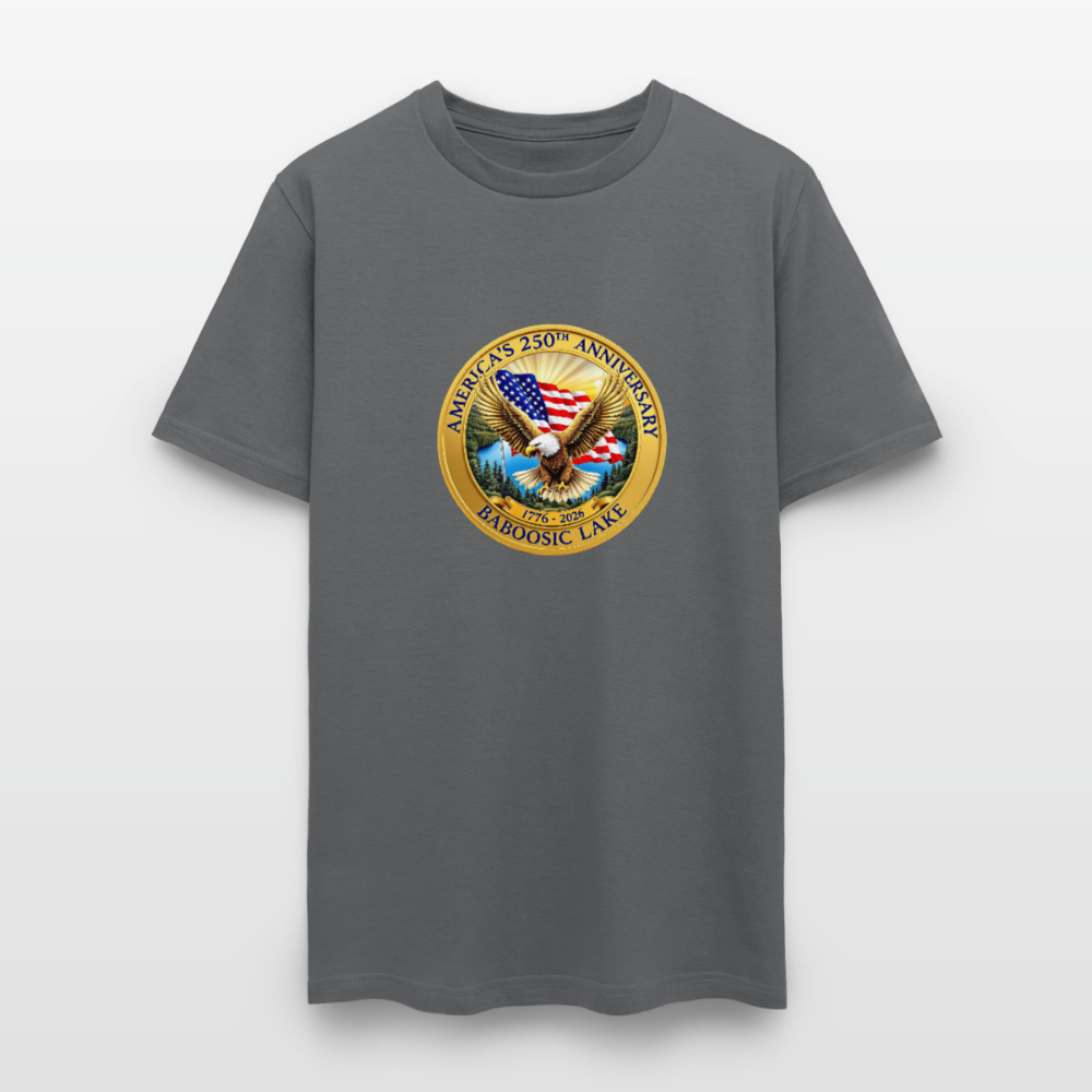 AMERICA 250 AMHERST Men's T-Shirt | GILDAN 5000 - charcoal