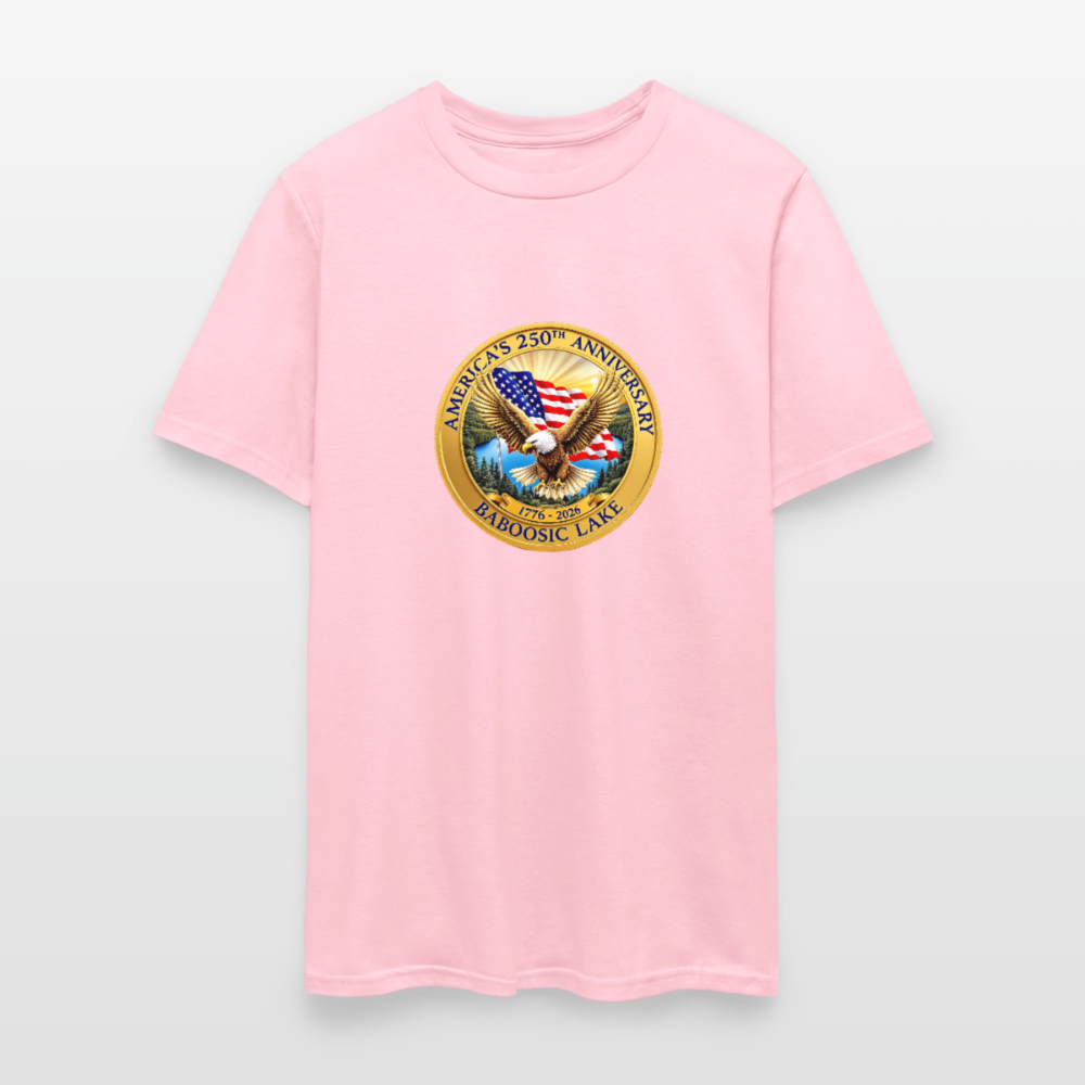 AMERICA 250 AMHERST Men's T-Shirt | GILDAN 5000 - pink