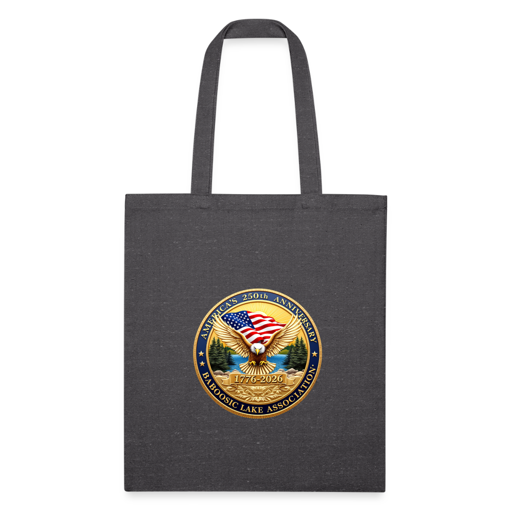 America's 250th Anniversary BLA Recycled Tote Bag - charcoal grey