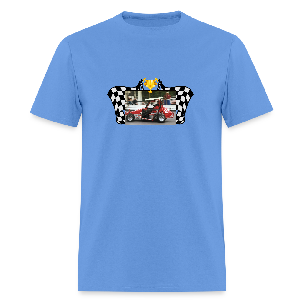 BILL 27 CHECKERED FLAG WITH TROPHY 2 Unisex Classic T-Shirt - carolina blue