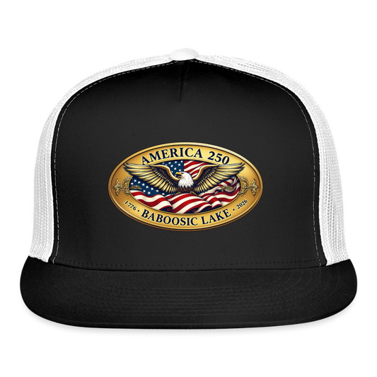 AMERICA 250 BABOOSIC LAKE Trucker Hat - black/white