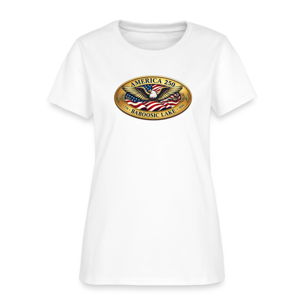 AMERICA 250 BABOOSIC LAKE AMERICA 250 Women's T-Shirt - white
