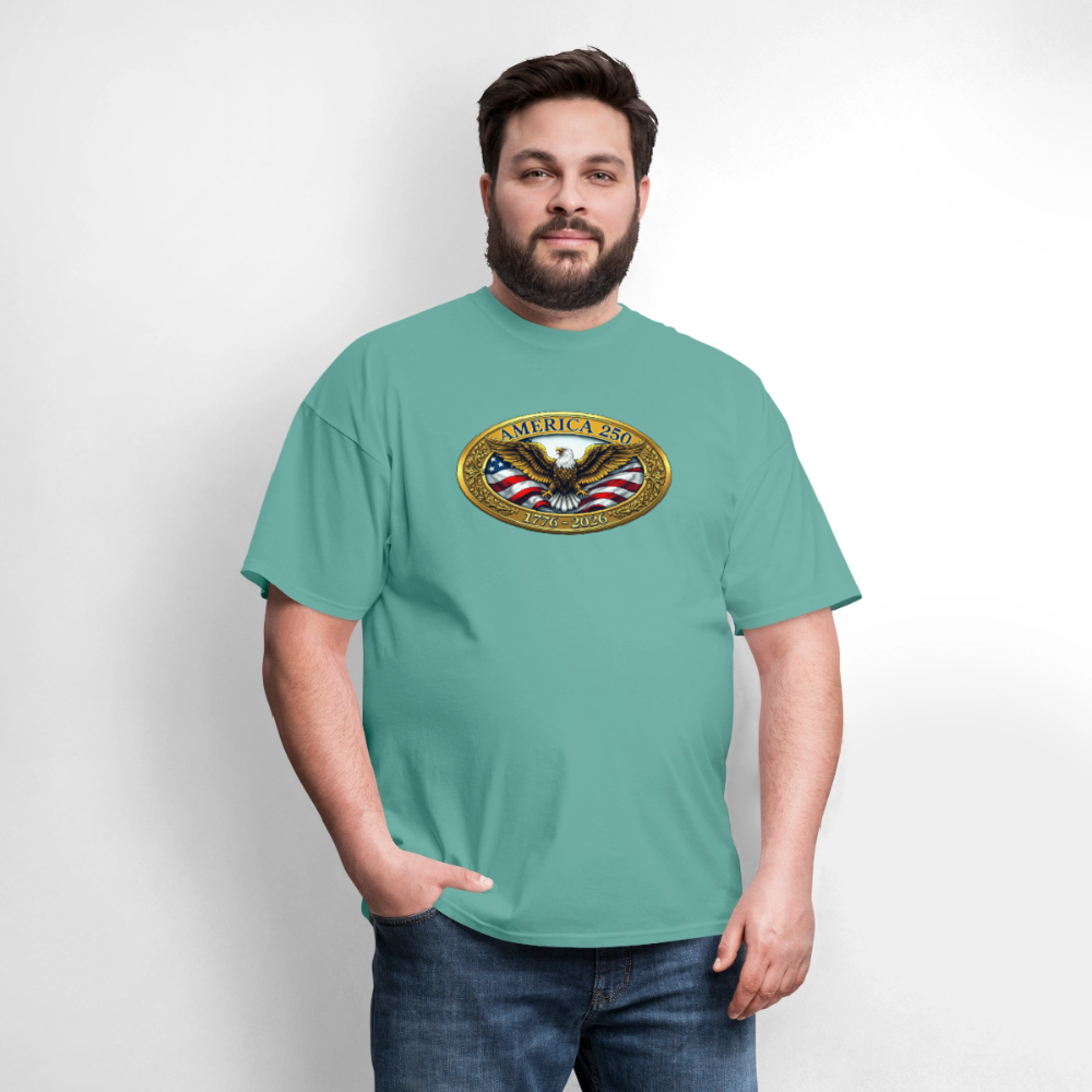 AMERICA 250 Men's T-Shirt - aquatic
