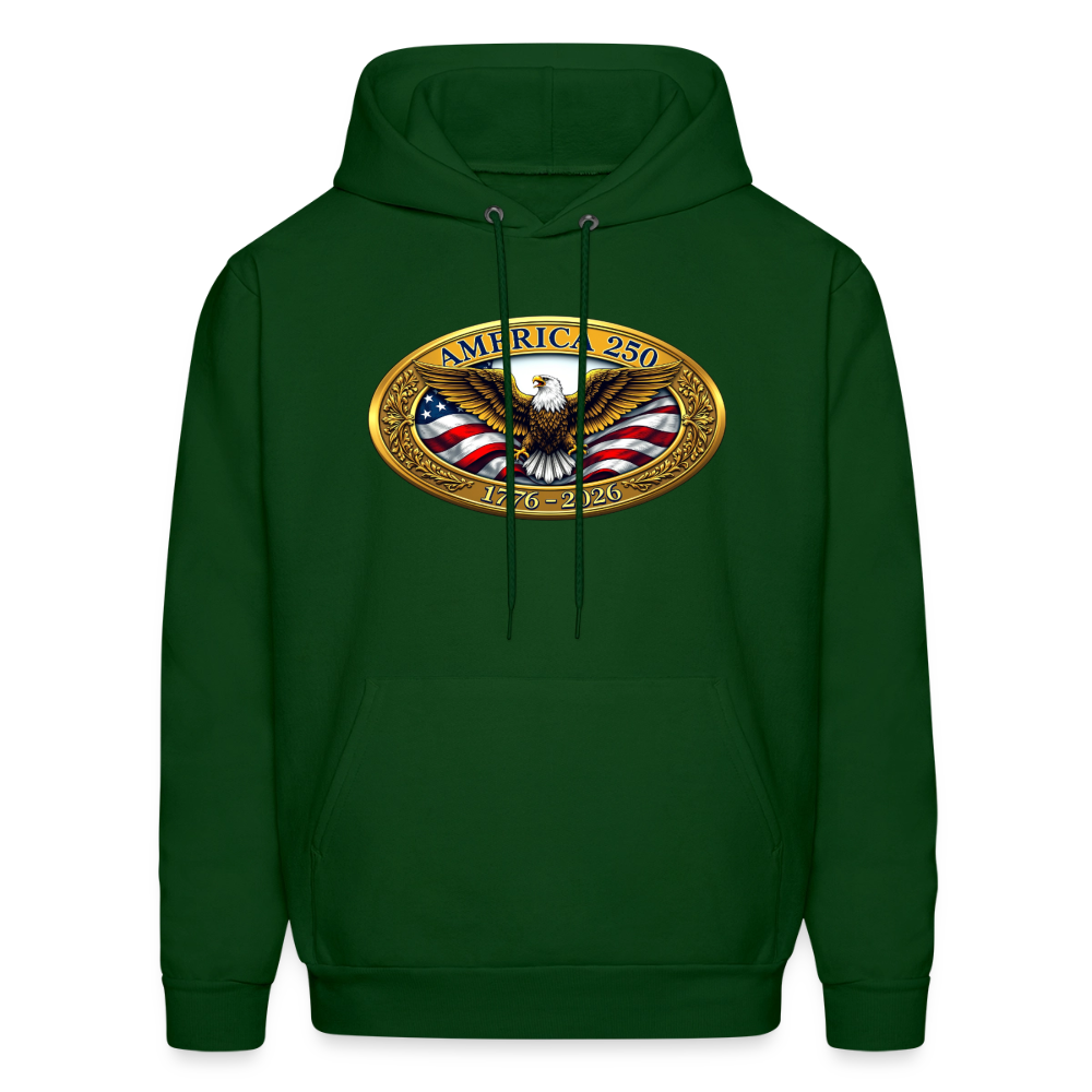 AMERICA 250 Men's Hoodie - forest green