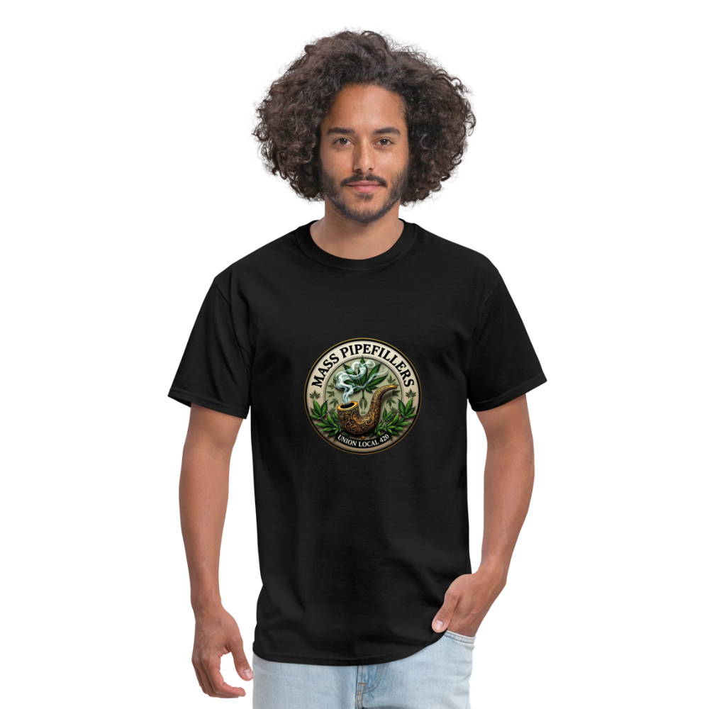 THE ORIGINAL MASS PIPEFILLERS UNION LOCAL 420 Unisex Classic T-Shirt - black