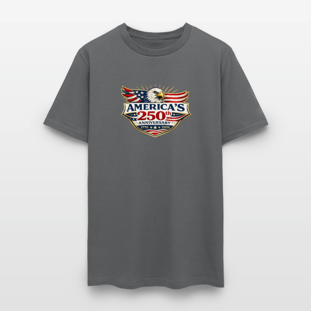 AMERICA 250th ANNIVERSARY Eagle Men's T-Shirt - charcoal