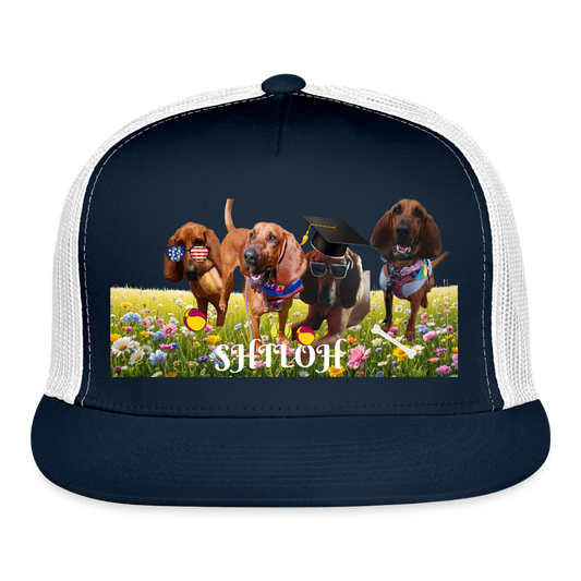 TAYLOR SHILOH 4 Trucker Hat - navy/white