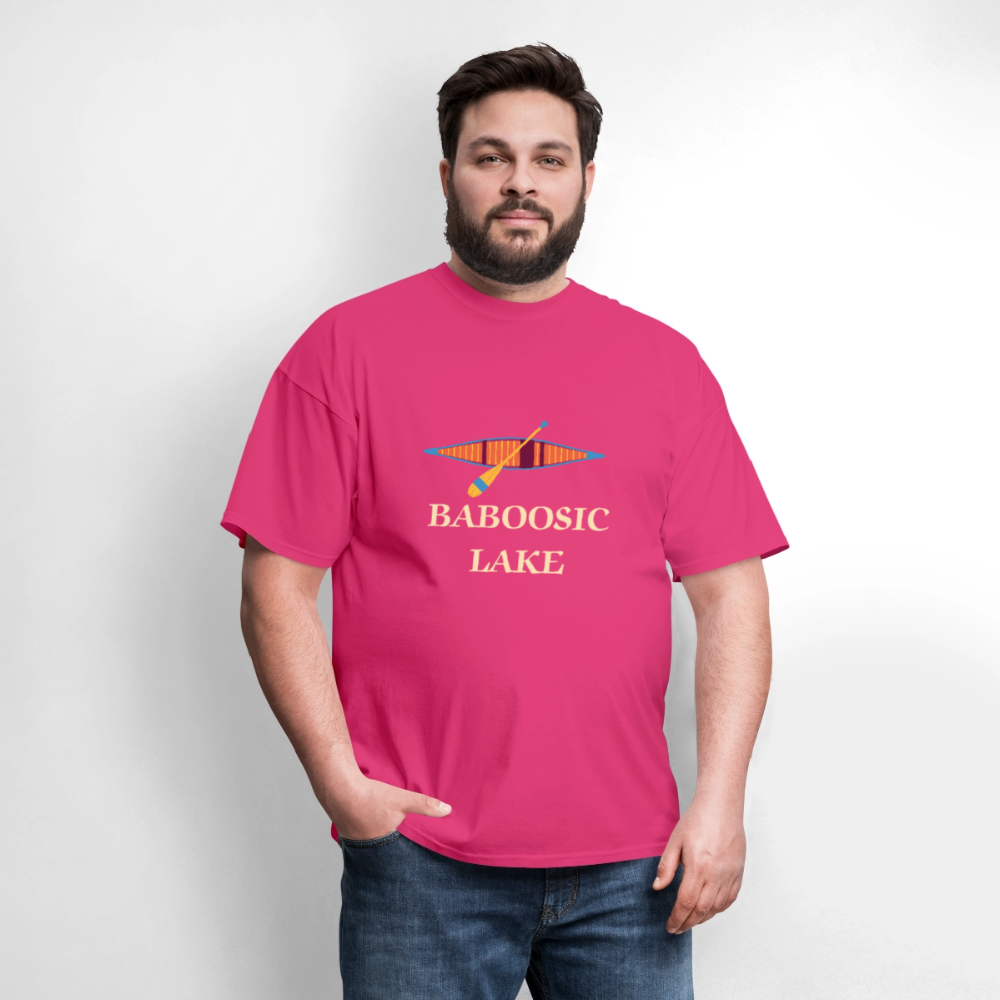 BABOOSIC LAKE Relaxed Design Classic T-Shirt - fuchsia