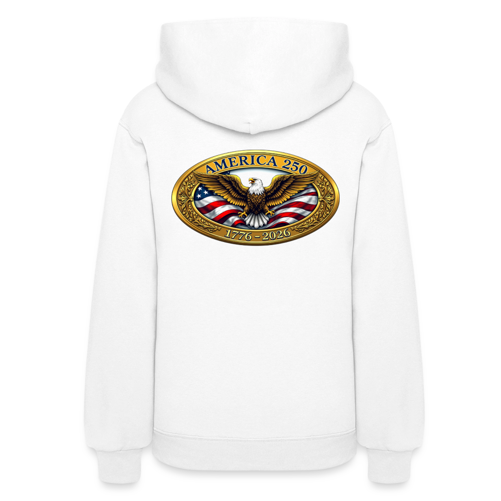 AMERICA 250 Women's Hoodie - white