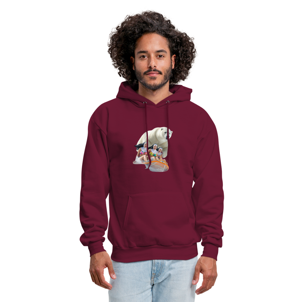 SLED SISTERS Men's Hoodie - burgundy