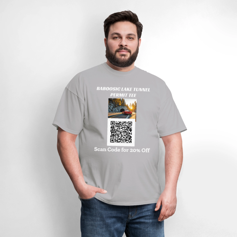 BABOOSIC LAKE TUNNEL PERMIT TEE Unisex Classic T-Shirt - rock