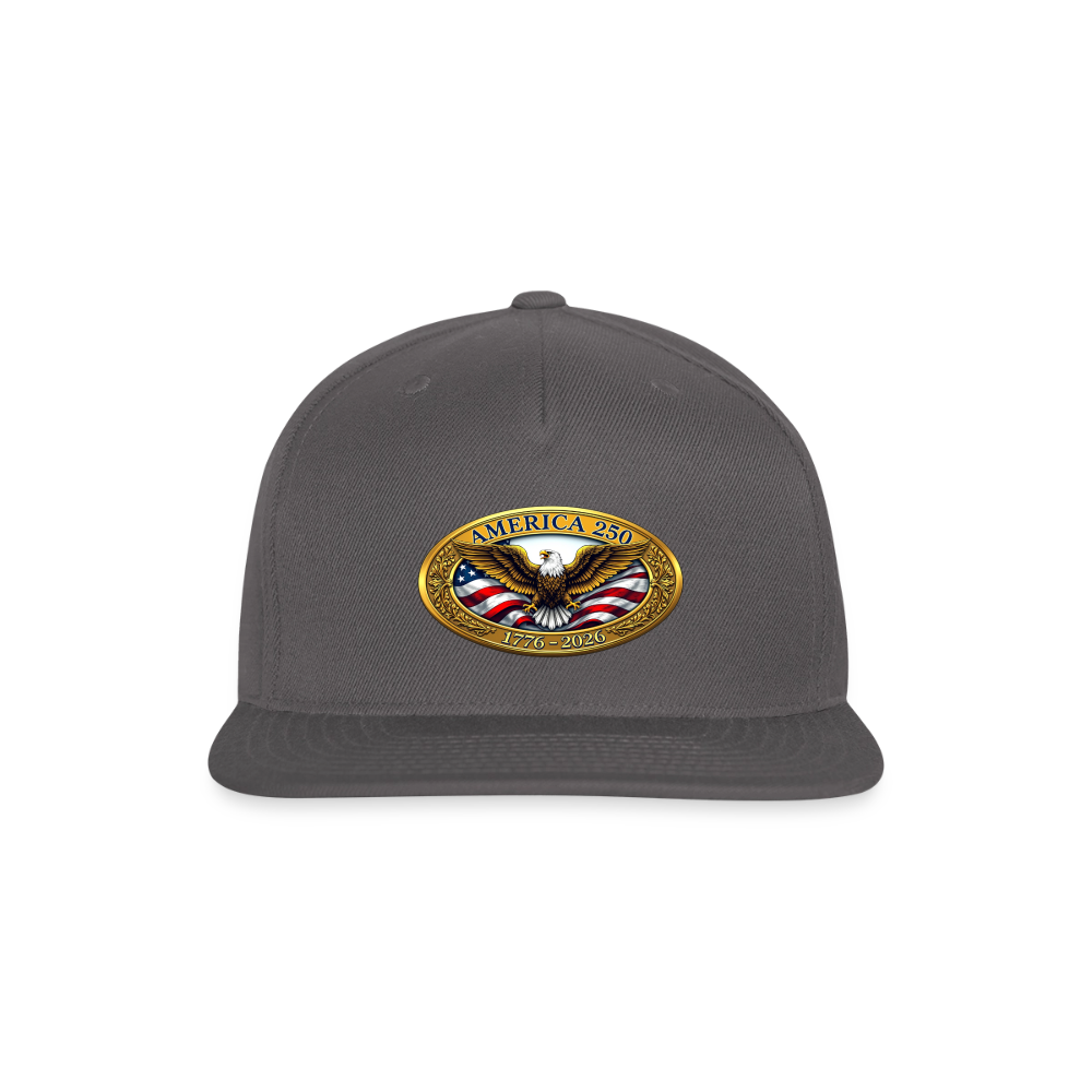 AMERICA 250 Snapback Baseball Cap - dark grey