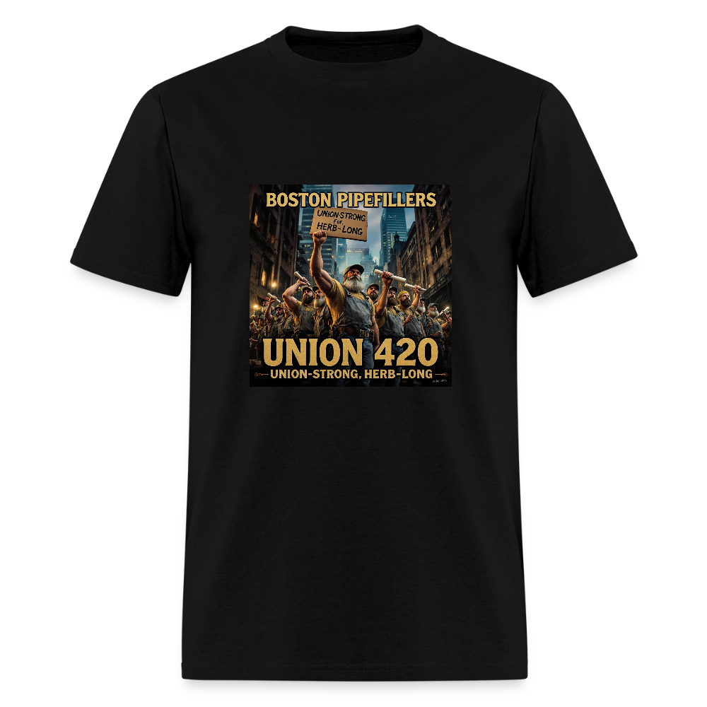 BOSTON PIPEFILLERS Unisex Classic T-Shirt - black