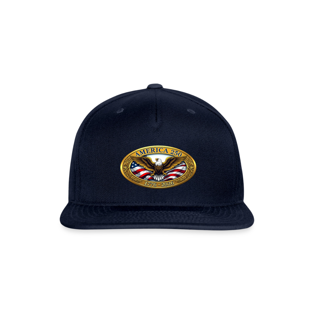 AMERICA 250 Snapback Baseball Cap - navy