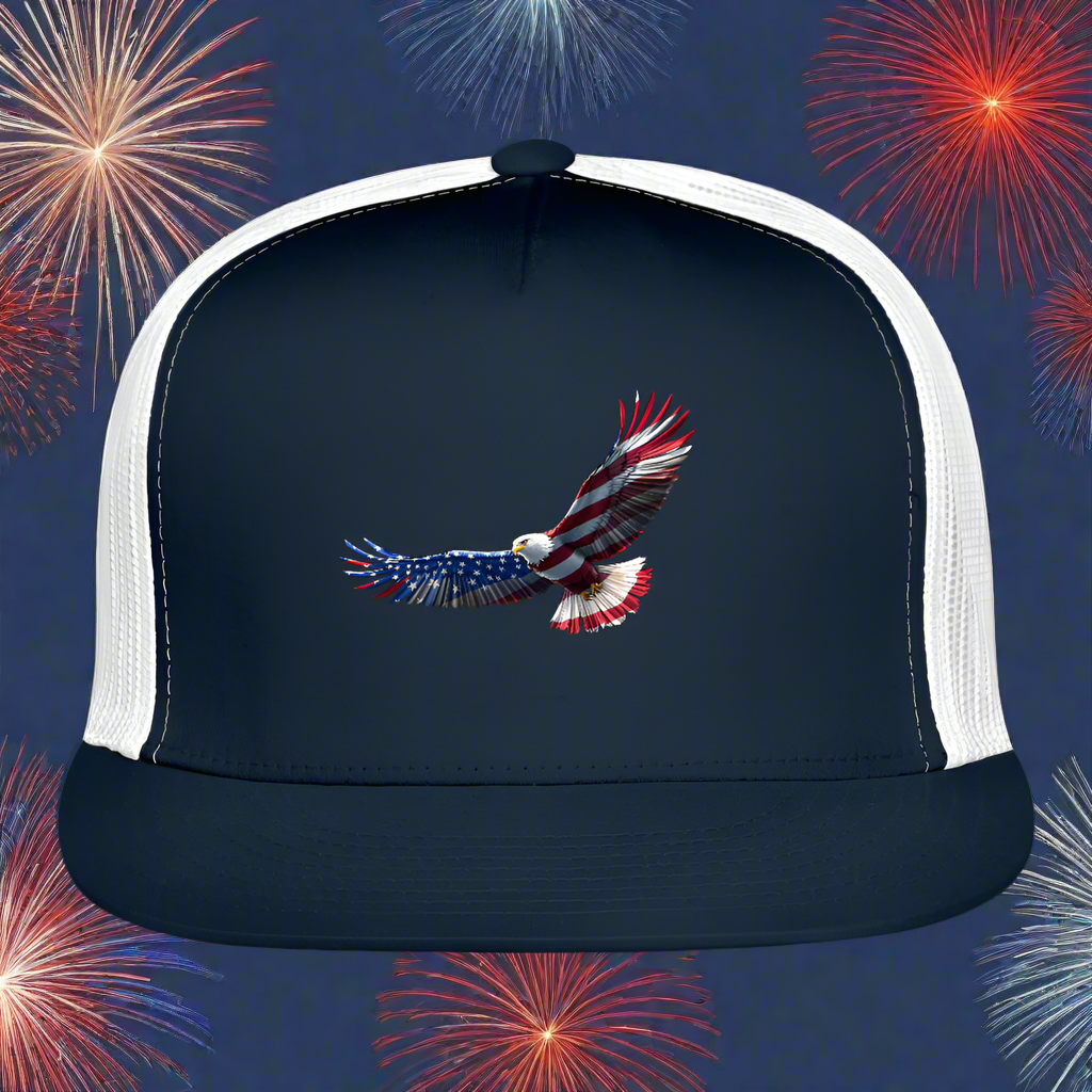 SOARING EAGLE Trucker Hat - navy/white