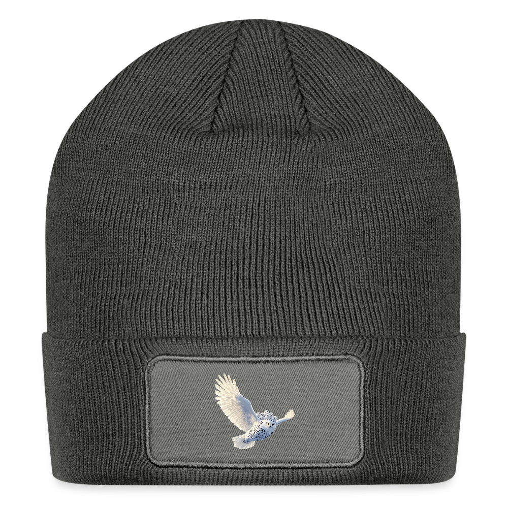 HOOTIE Patch Beanie - charcoal grey