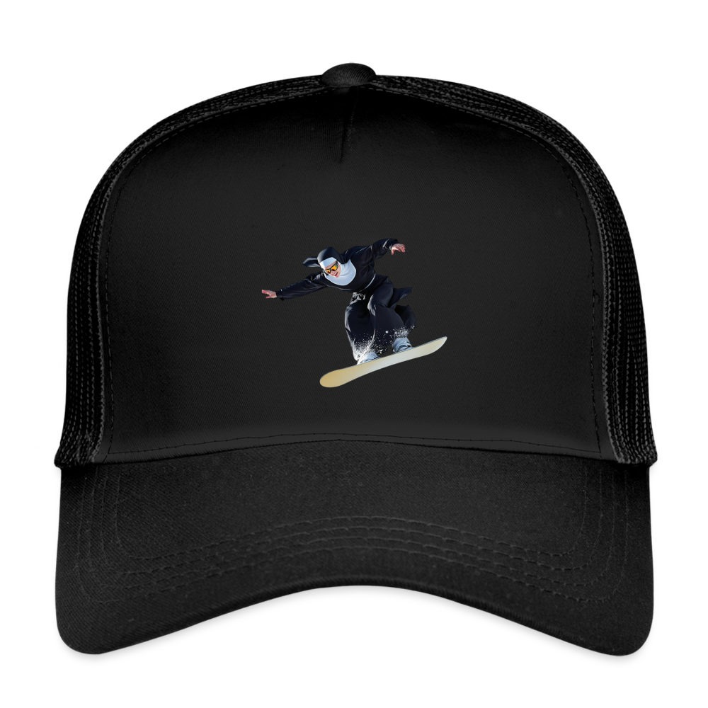 The FLYING NUN Eco Trucker Cap - black/black