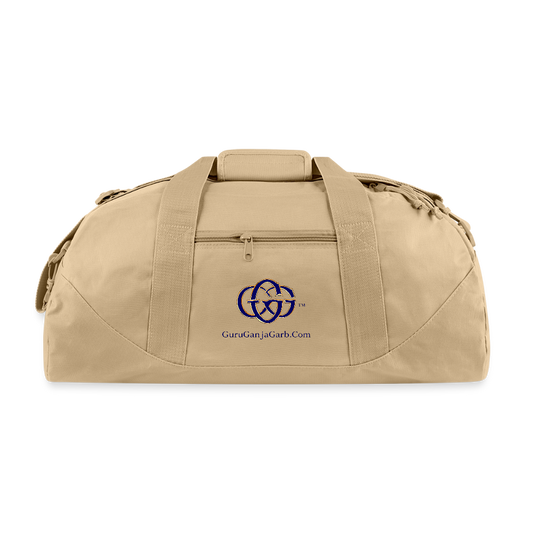 GGG LOGO Recycled Duffel Bag - beige