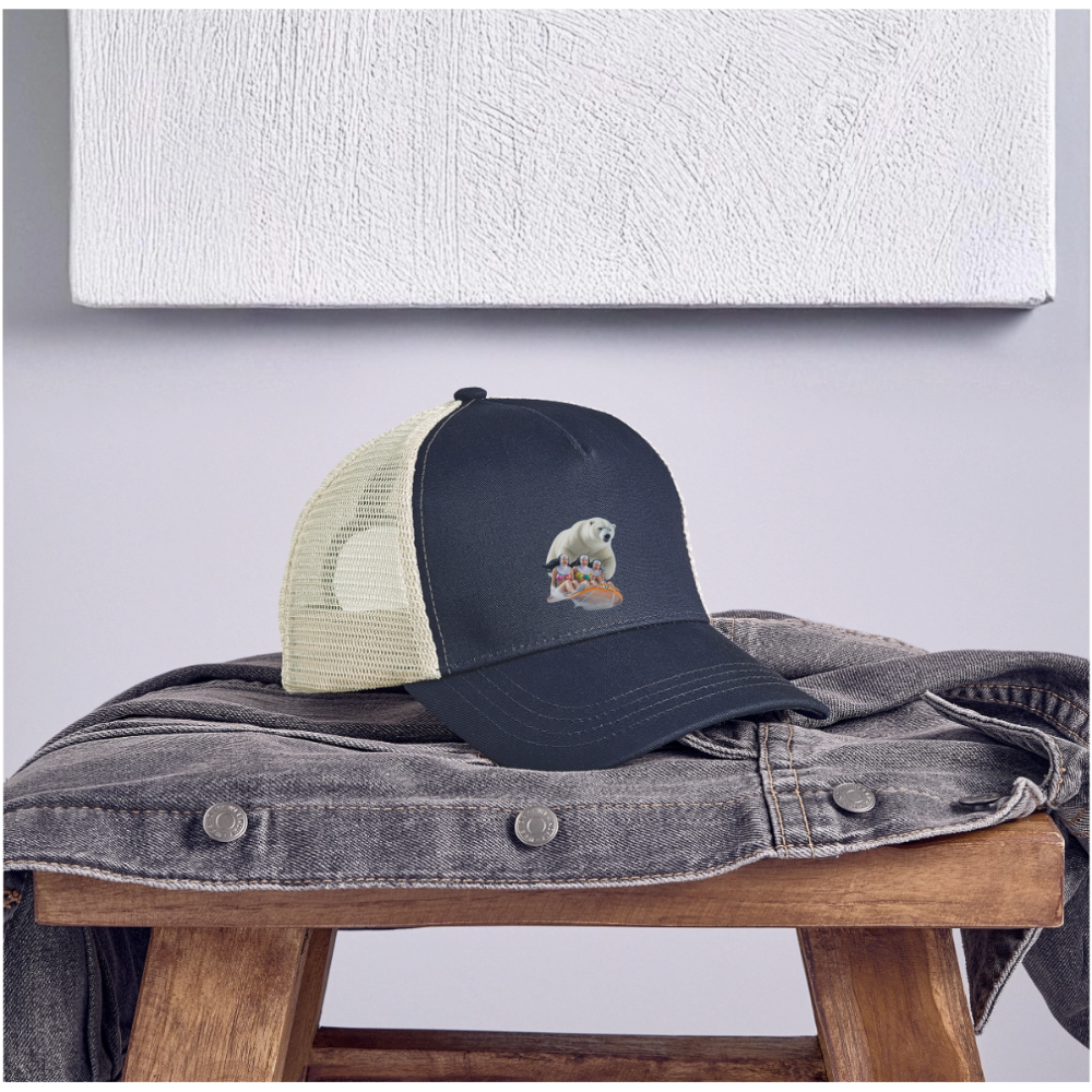 The FLYING NUNS Eco Trucker Cap - pacific/oyster