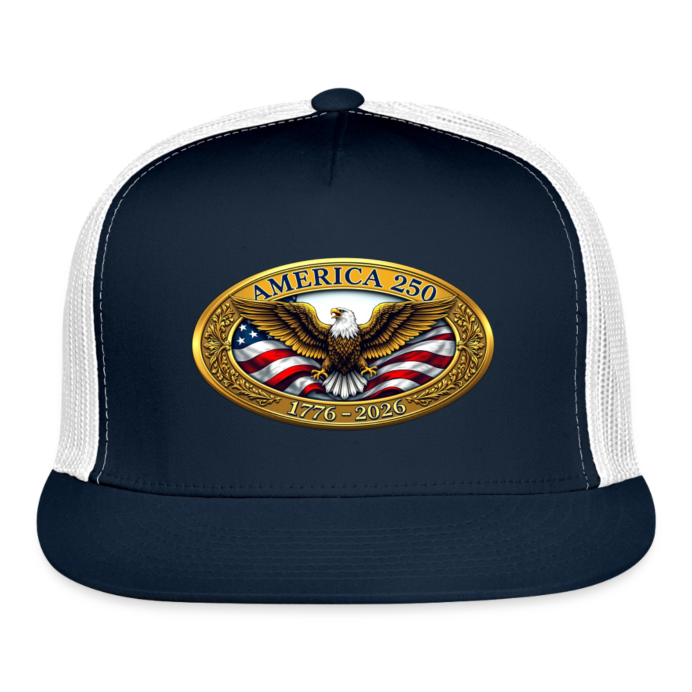 AMERICA 250 Trucker Hat - navy/white