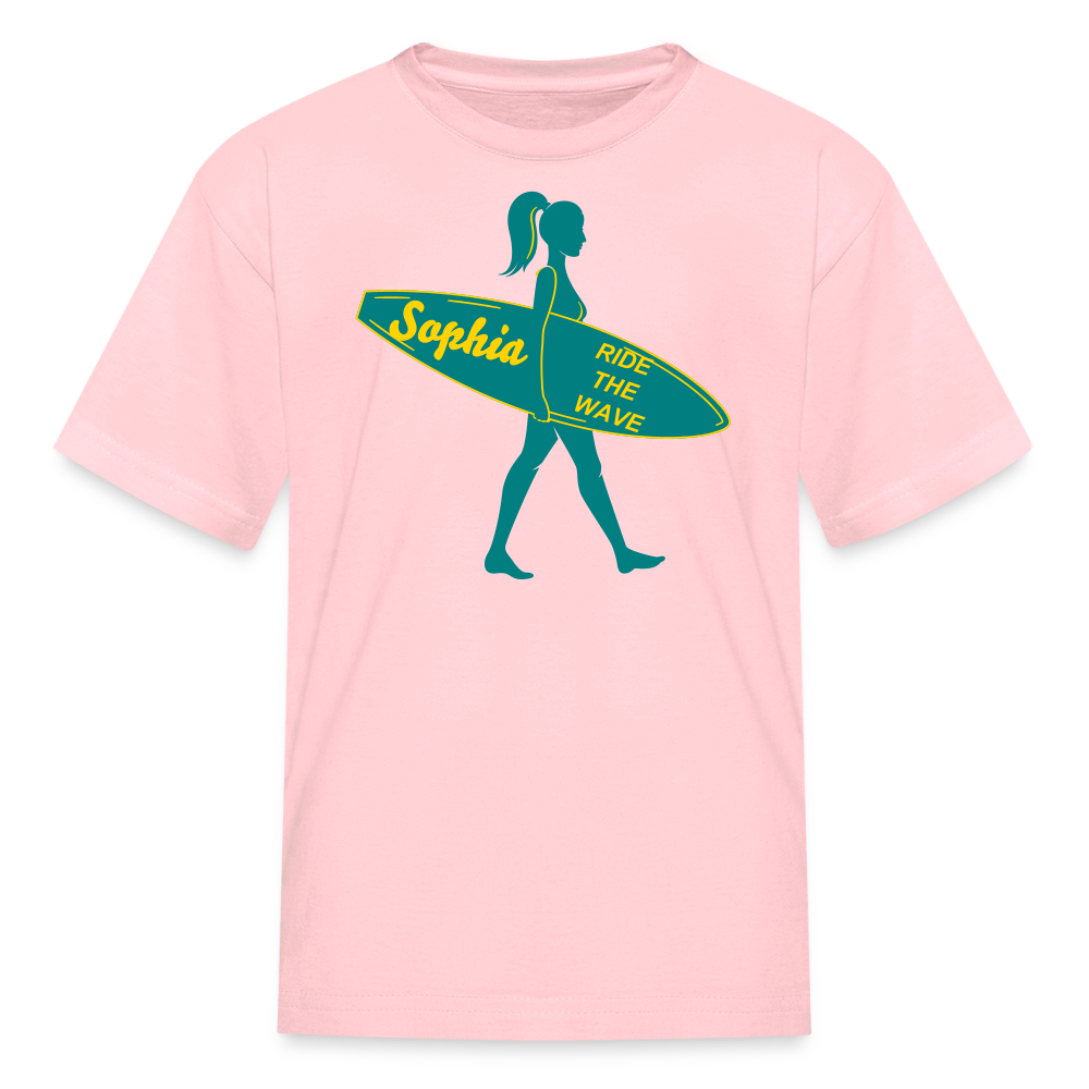 SOPHIA RIDE THE WAVE Kids' T-Shirt - pink