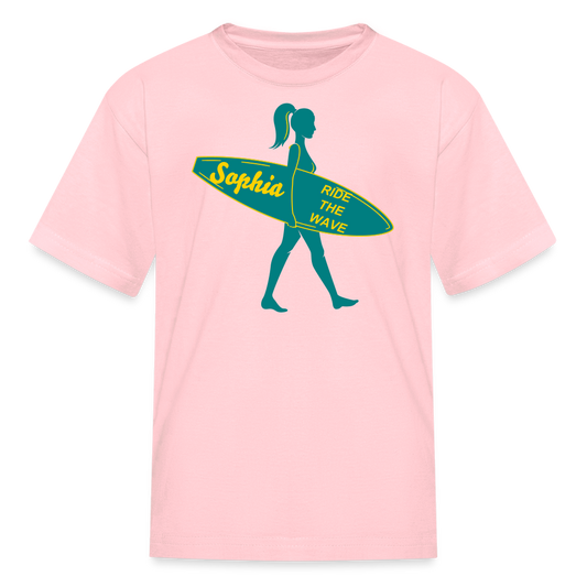 SOPHIA RIDE THE WAVE Kids' T-Shirt - pink