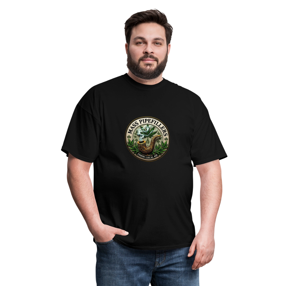 THE ORIGINAL MASS PIPEFILLERS UNION LOCAL 420 Unisex Classic T-Shirt - black