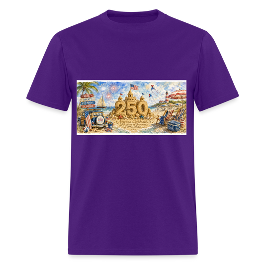 SUMMER'S Men's T-Shirt | GILDAN 5000 - purple