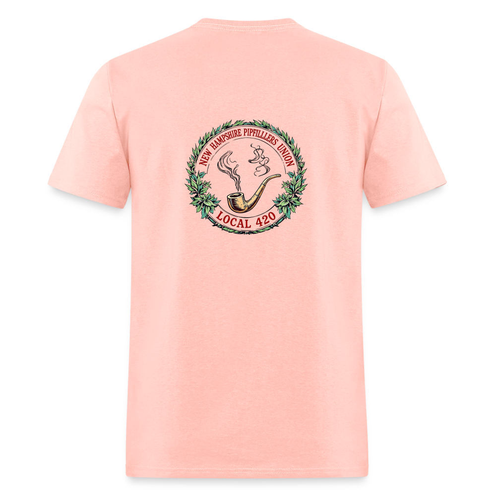 NEW HAMPSHIRE PIPEFILLERS UNION LOCAL 420 Unisex Classic T-Shirt - blush pink 