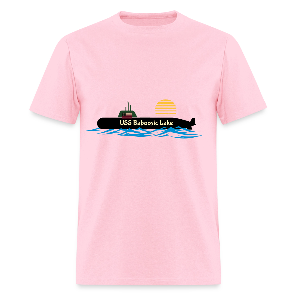 USS BABOOSIC LAKE Hanes Unisex Classic T-Shirt - pink