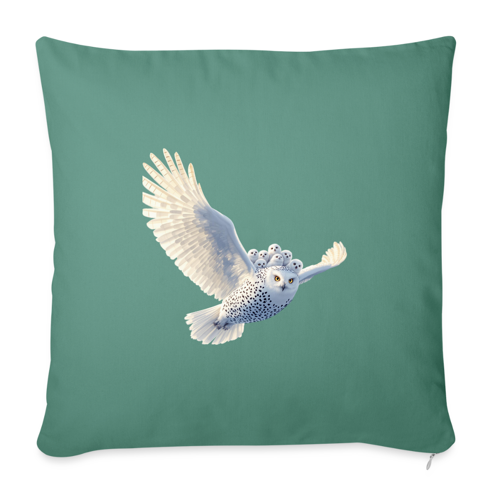 HOOTIE Throw Pillow Cover 18” x 18” - cypress green