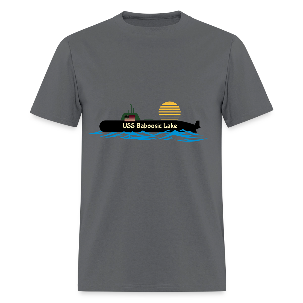 USS BABOOSIC LAKE Hanes Unisex Classic T-Shirt - charcoal