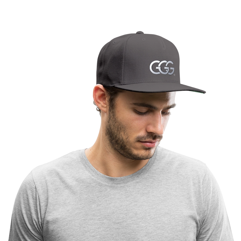 GGG TM LOGO 3 Snapback Baseball Cap - dark grey