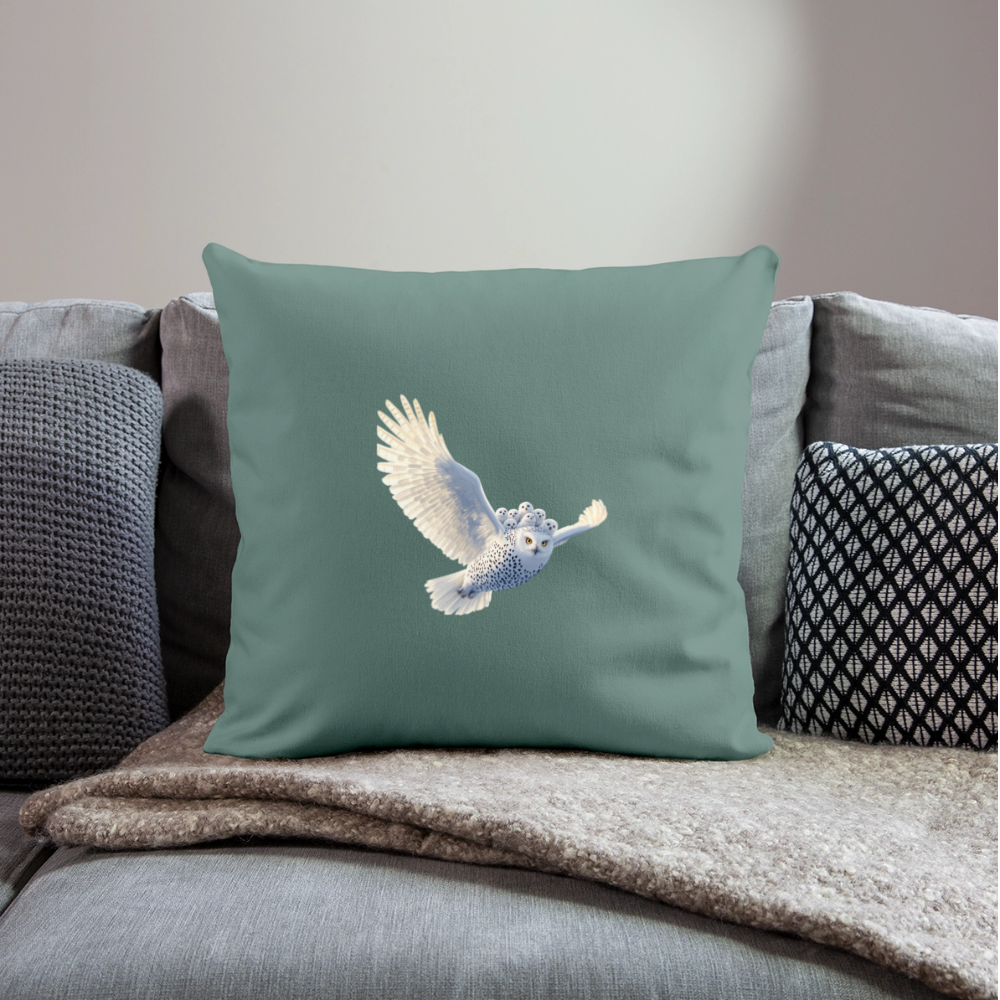 HOOTIE Throw Pillow Cover 18” x 18” - cypress green