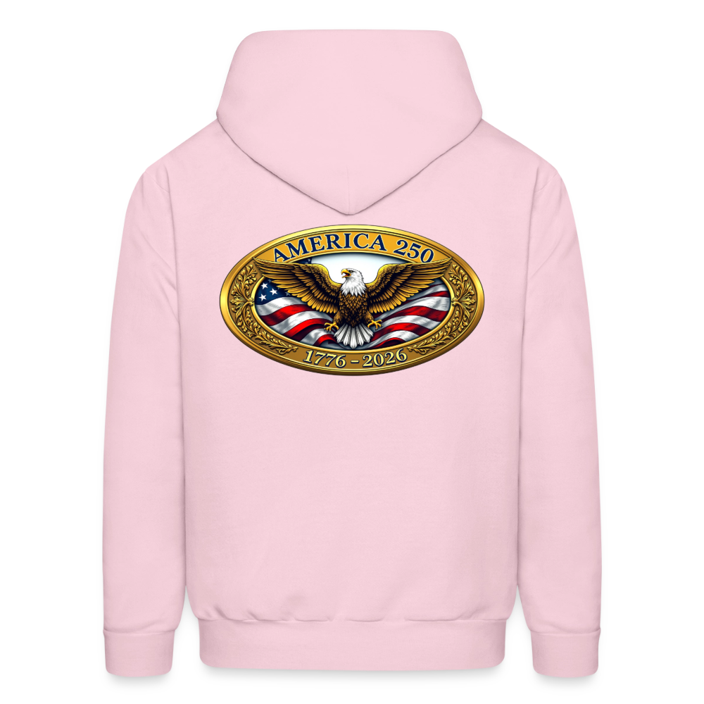 AMERICA 250 Men's Hoodie - pale pink