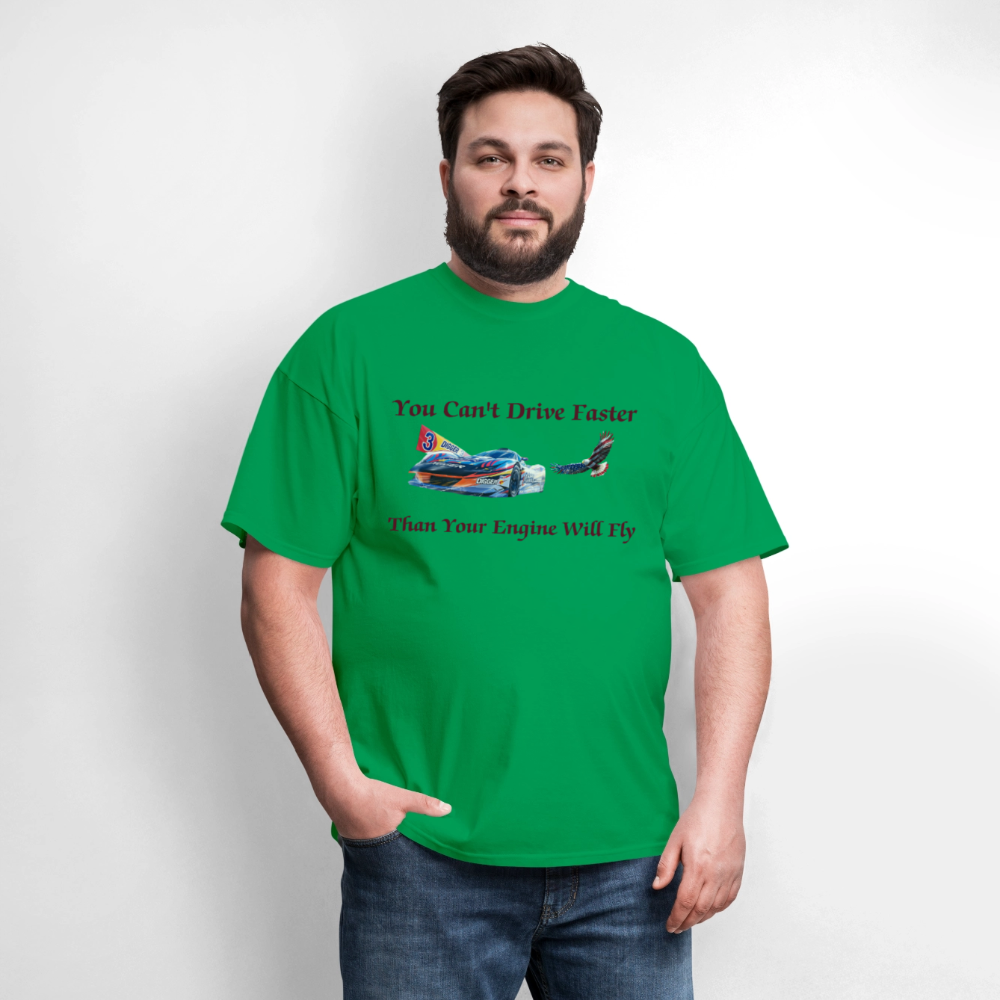 Drive Faster Digger 3 Unisex Classic T-Shirt - bright green