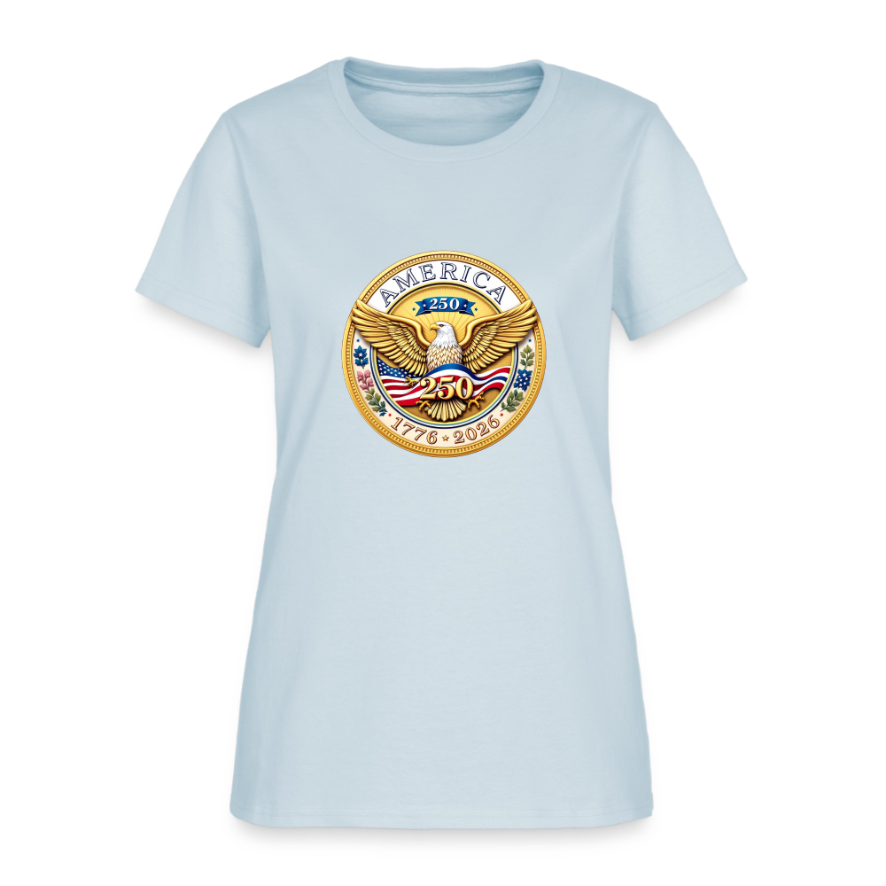 AMERICA 250 Women's T-Shirt - light blue