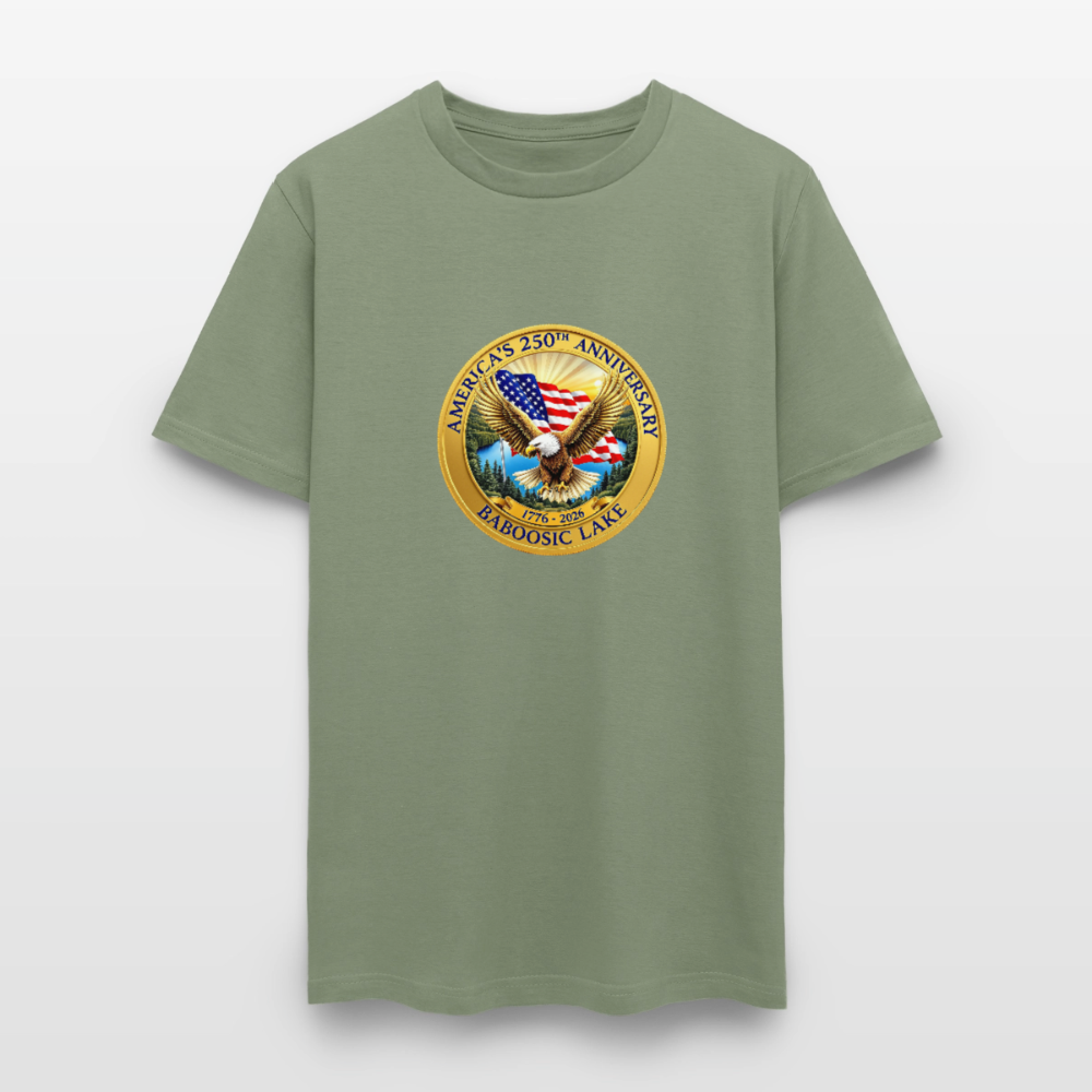 AMERICA 250 AMHERST Men's T-Shirt | GILDAN 5000 - military green