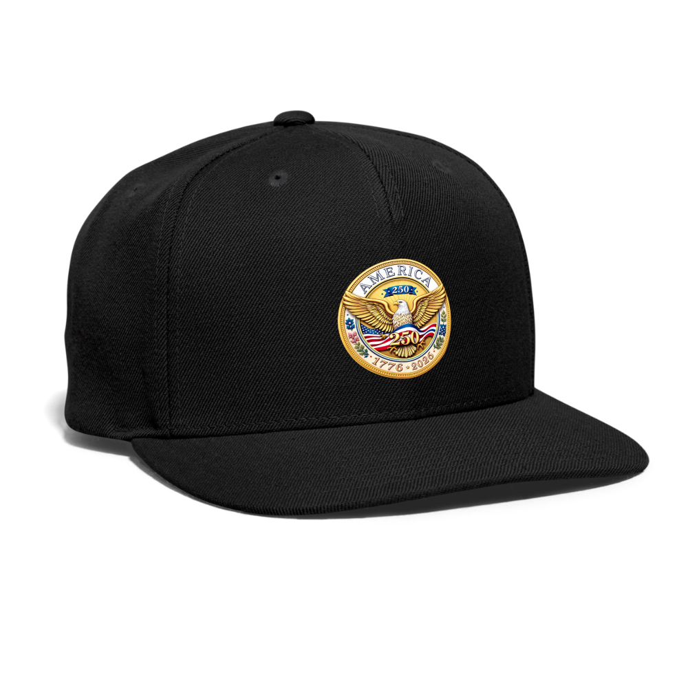 AMERICA 250 ORIGINAL Snapback Baseball Cap - black