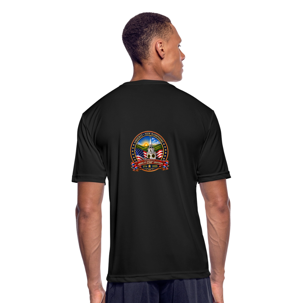Amherst Men’s Moisture Wicking Performance T-Shirt - black