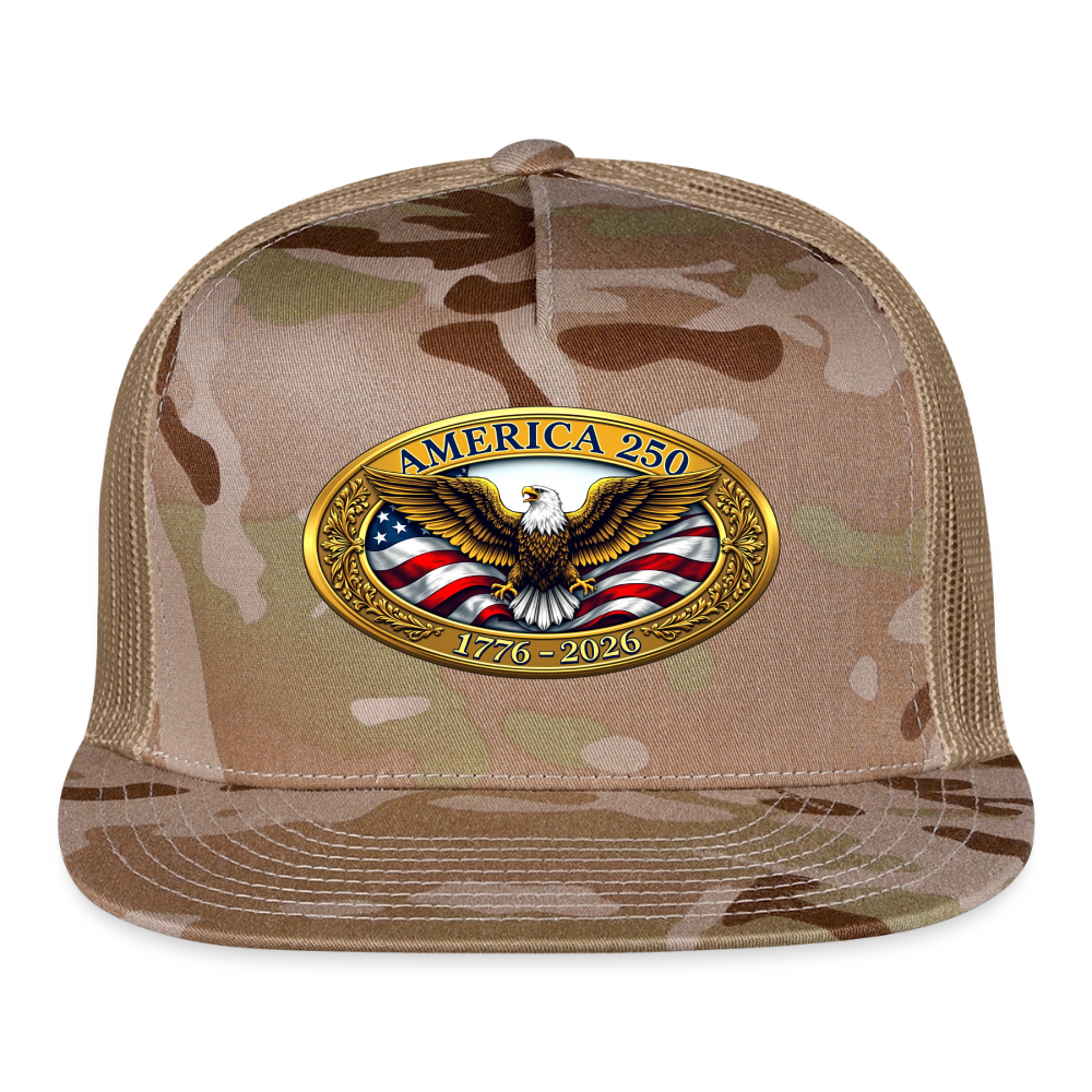 AMERICA 250 Trucker Hat - MultiCam\tan