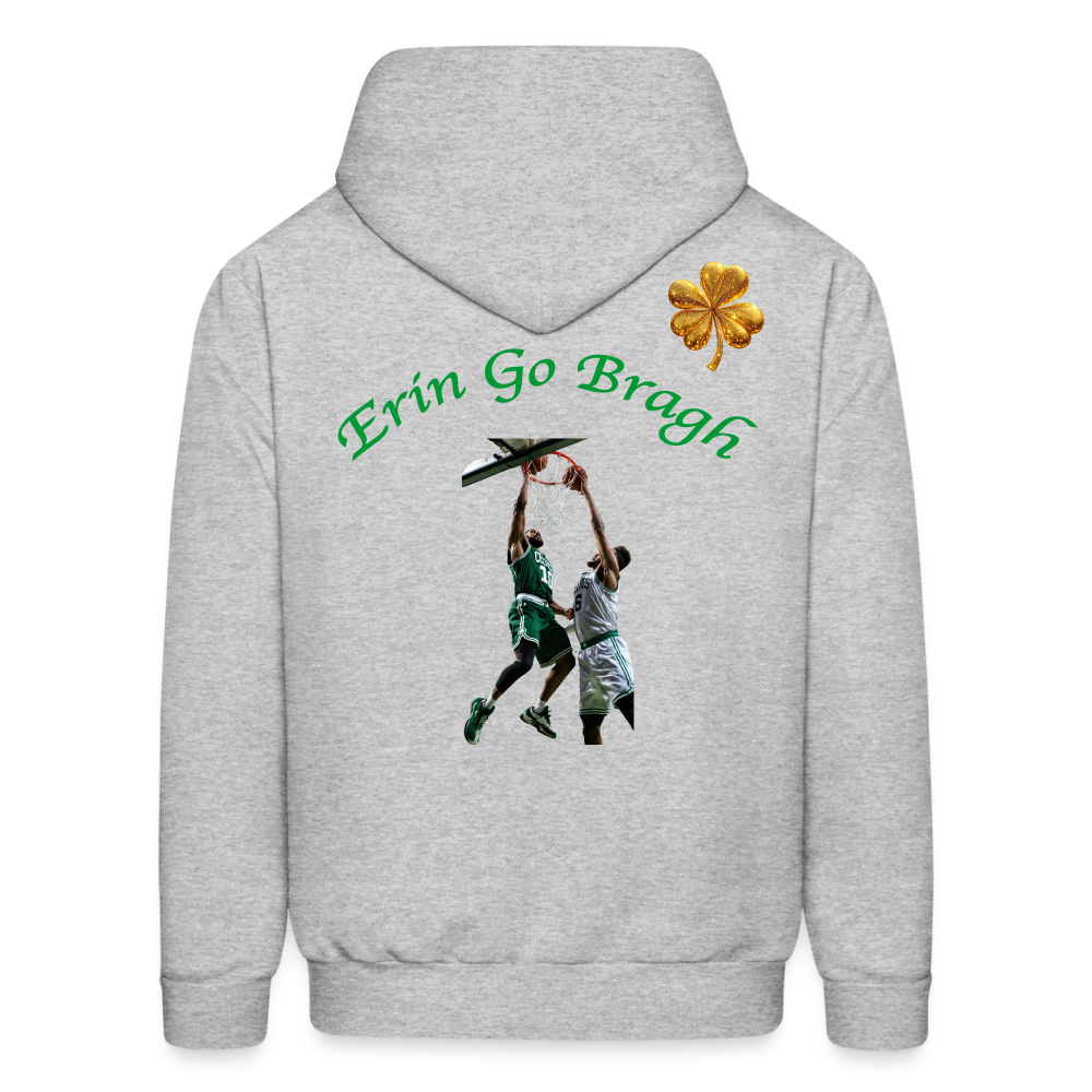 ERIN GO BRAGH DOUBLE GOLD Men's Hoodie - heather gray
