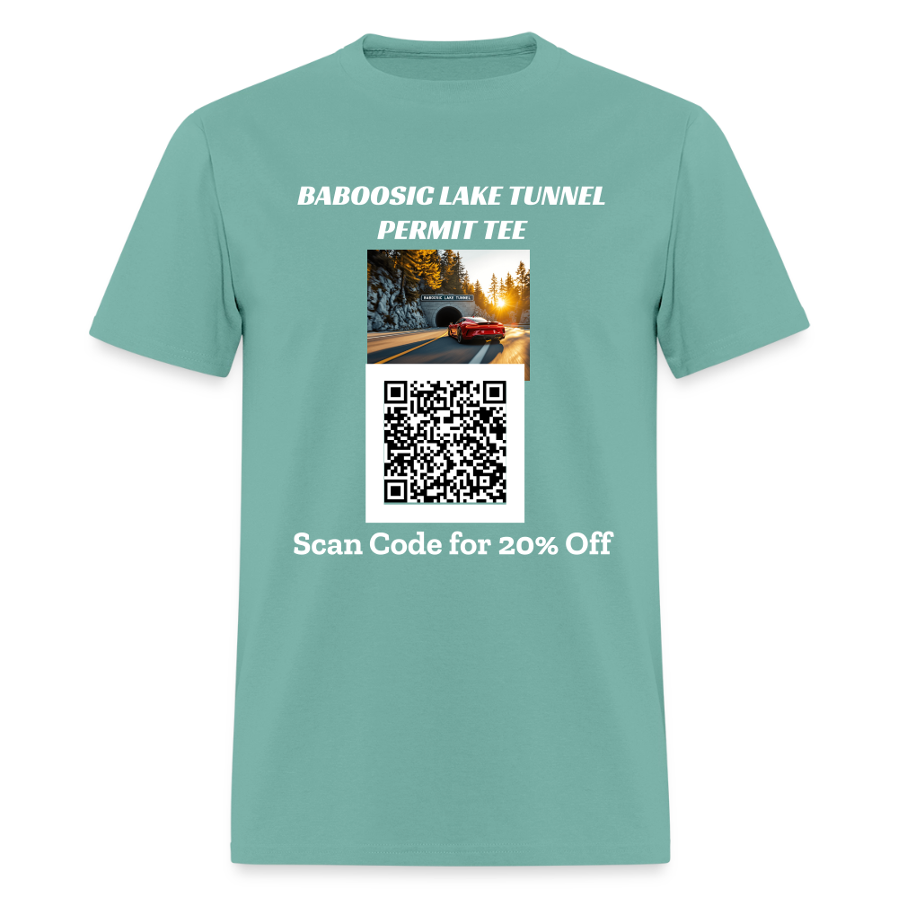 BABOOSIC LAKE TUNNEL PERMIT TEE Unisex Classic T-Shirt - aquatic