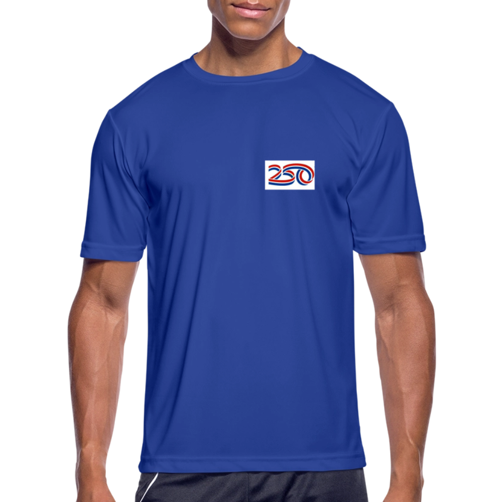 Amherst Men’s Moisture Wicking Performance T-Shirt - royal blue