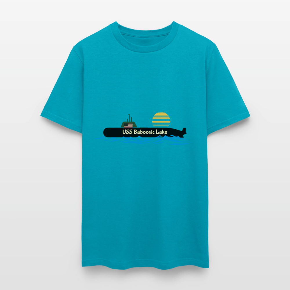 USS BABOOSIC LAKE Hanes Unisex Classic T-Shirt - turquoise