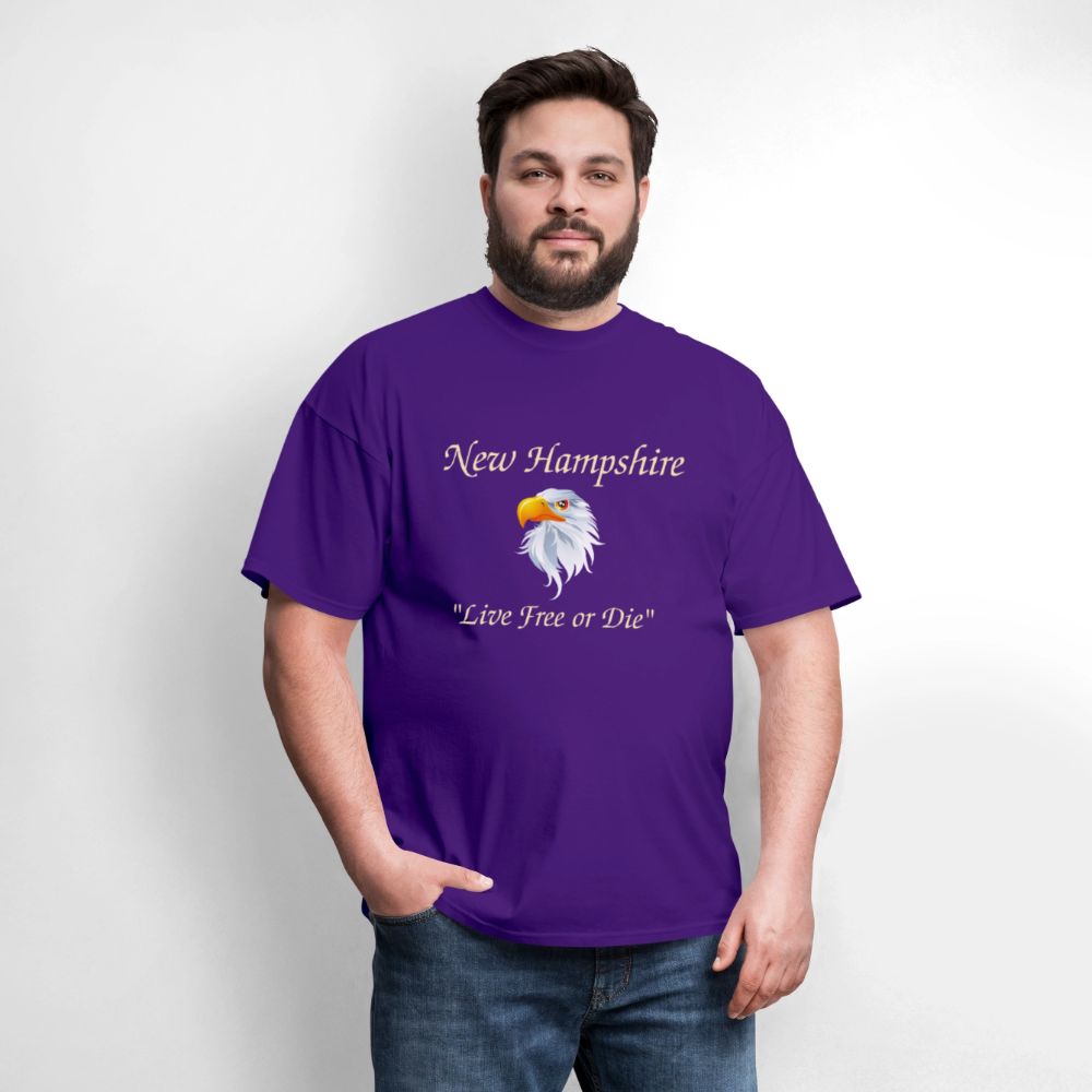 NH Live Free or Die Unisex Classic T-Shirt - purple